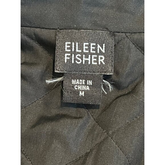 Eileen Fisher Women's Zip Up Jacket Medium Quiet Luxury Minimalist Grandma Core - Picture 3 of 6